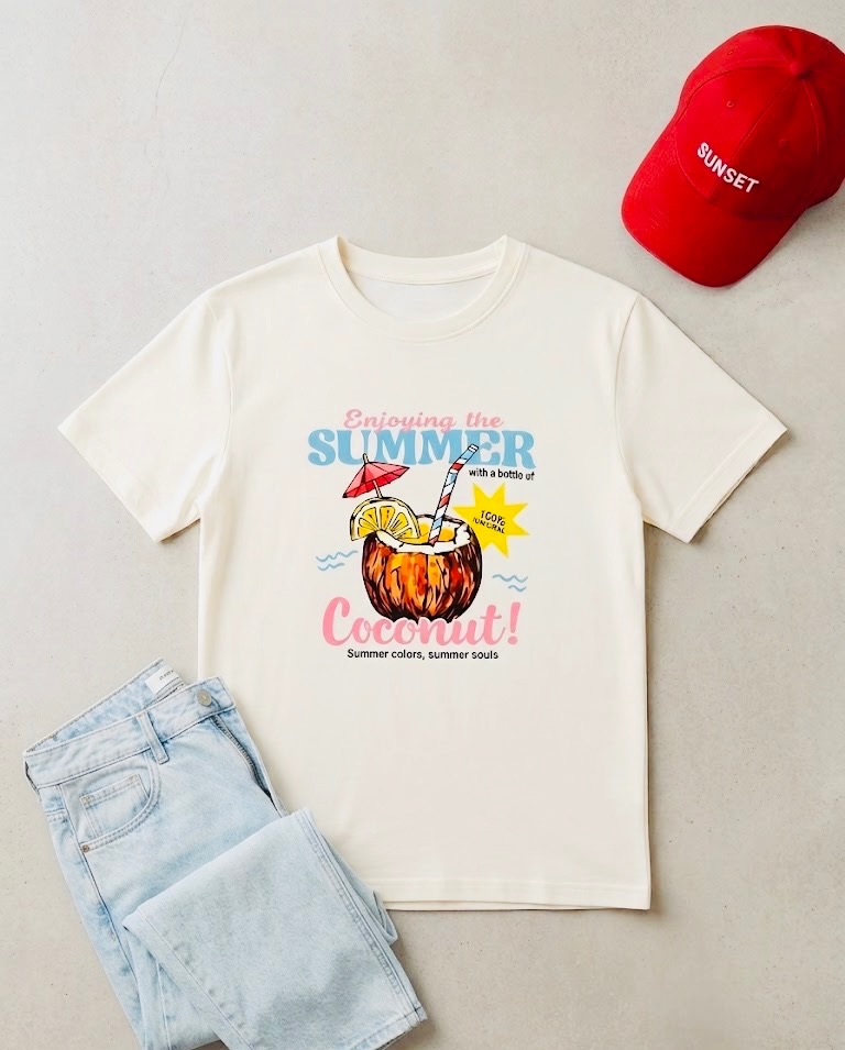 تیشرت متوسط summer